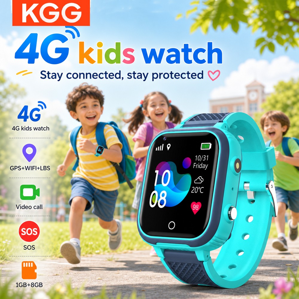 Smartwatch Watches For Kids With Gps - 4G Kinder Smartwatch Videoanruf GPS WLAN-Positionierung