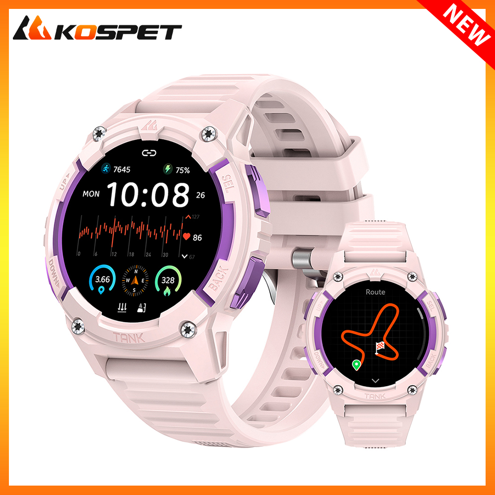 Altimeter Compass Watch - KOSPET TANK S2 GPS Smart Uhren