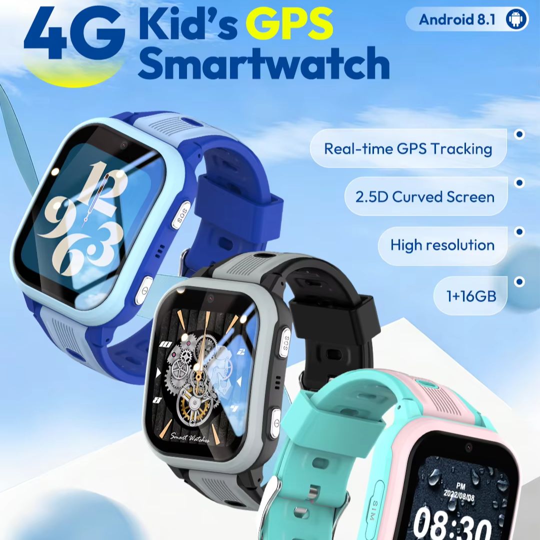 Smartwatch Watches For Kids With Gps - Wonlex 4G Kinder Smartwatch KT41 GPS
