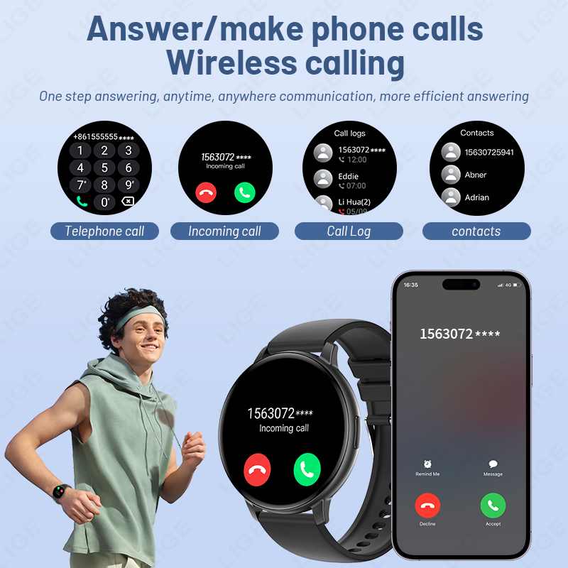 LIGE Neue 1,43 Zoll Bluetooth- – Watches Ladies Smartwatch Bewertung und Preis