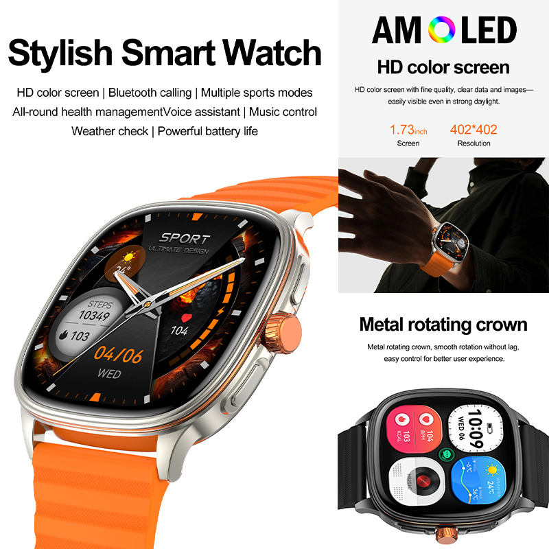 YAOCX HK73 AMOLED Smartwatch f – Smartwatch Watches Price Bewertung und Preis
