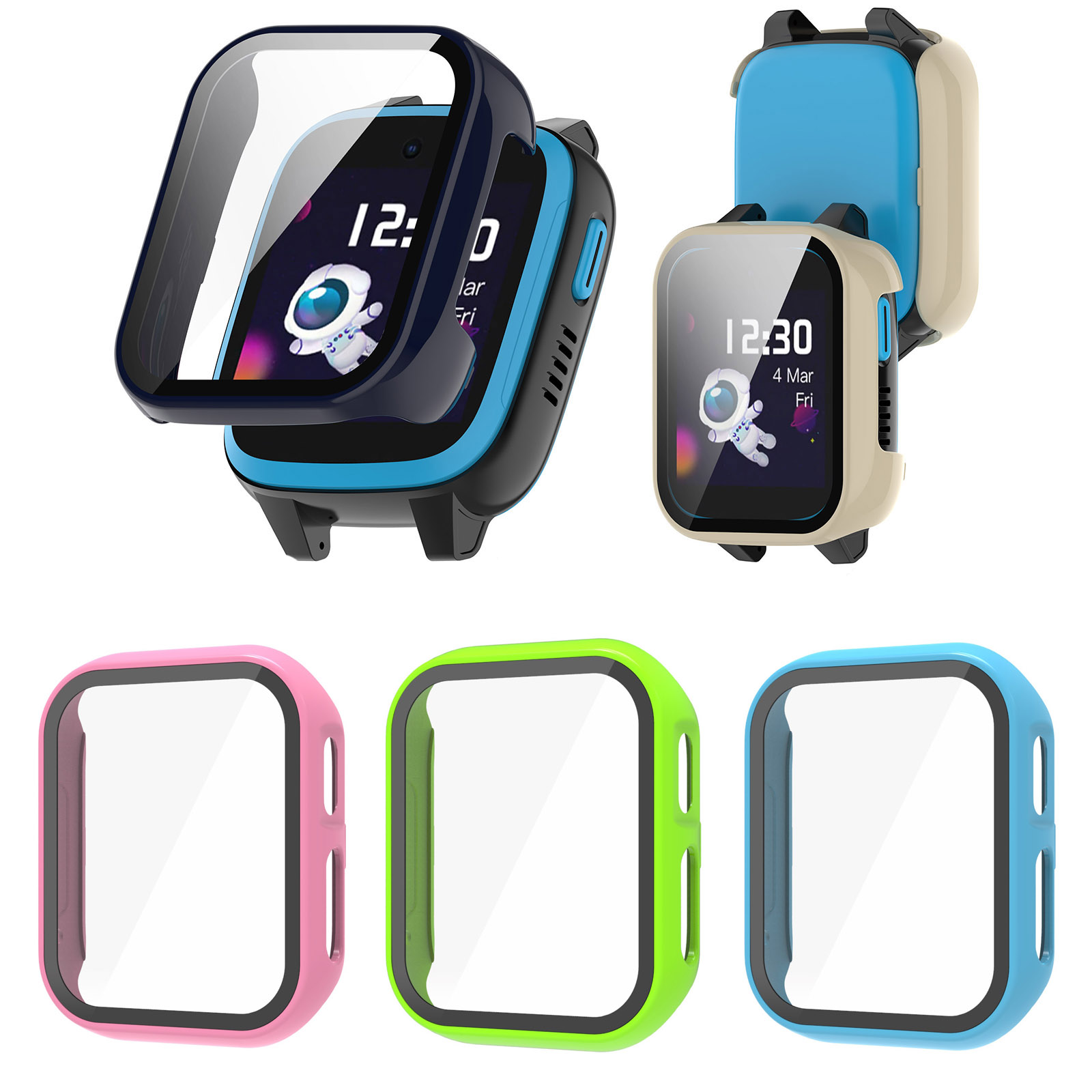 Harte Kante Shell Glas Screen  – Smartwatch Watches For Kids Bewertung und Preis