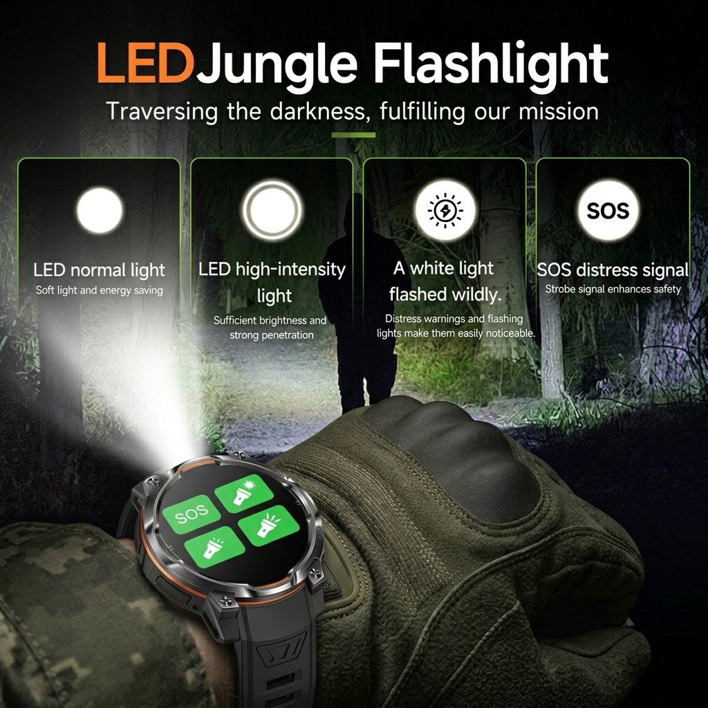 VWAR Militär-Smartwatch mit ei – Watch Vs Smartwatch Bewertung und Preis
