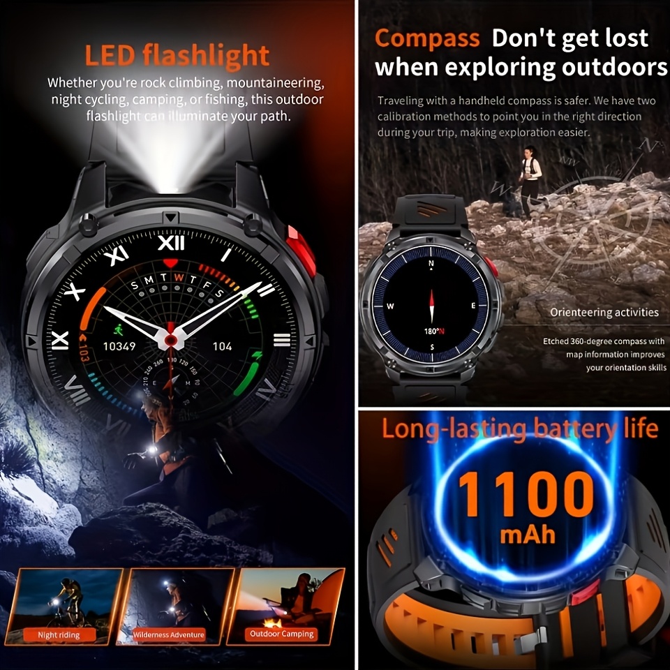 Neue T-REX3 Ultra 1100mAh Akku – Altimeter Compass Watch Bewertung und Preis