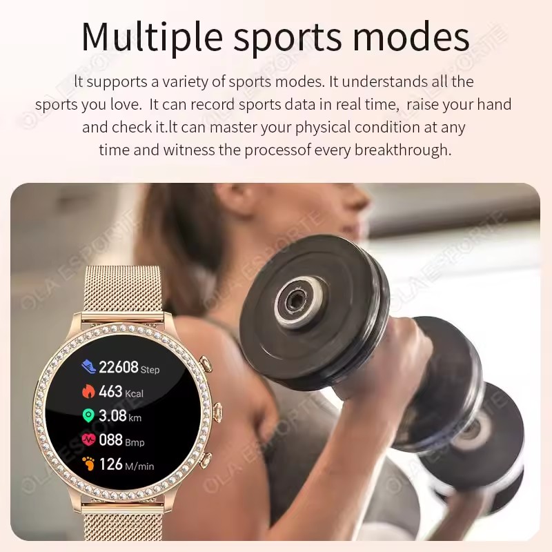 Elegante Damen-Smartwatch mit  – Watches Ladies Smartwatch Bewertung und Preis